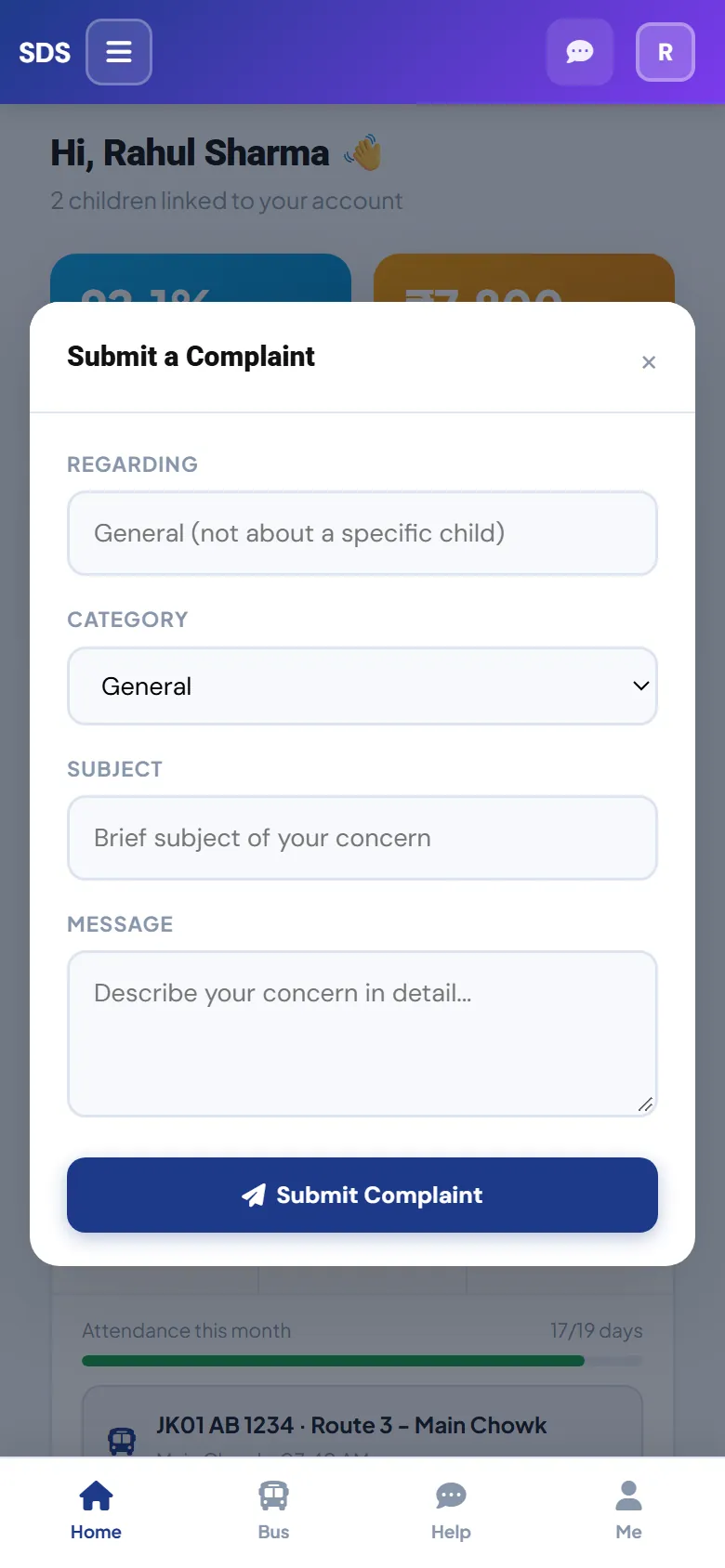 Concerns and replies on a phone